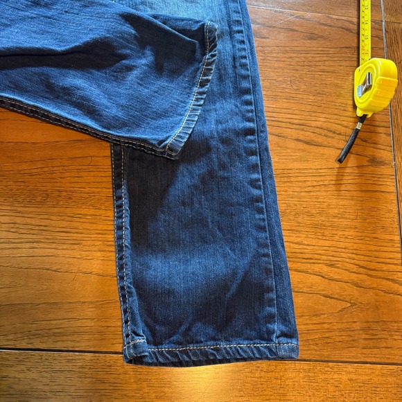 NWOT Cruel Denim‎ Blake Women's Blue Distressed Straight Leg Jeans Size 28 5R - Picture 2 of 11